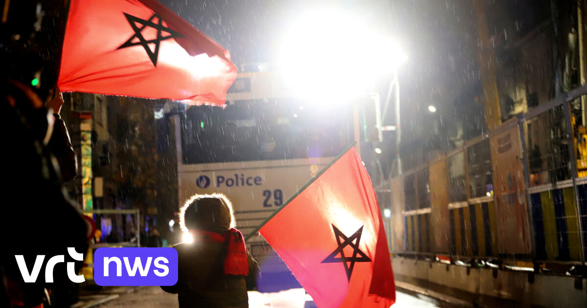 The popular celebration after Morocco’s historic victory at the World Cup turned into riots in Brussels, in other cities the celebrations remained largely