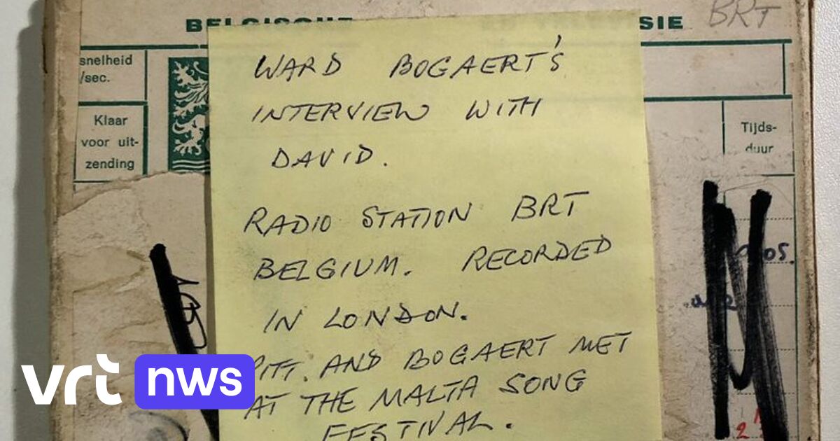 Radio 1 reporter discovers a long lost VRT interview with young David Bowie