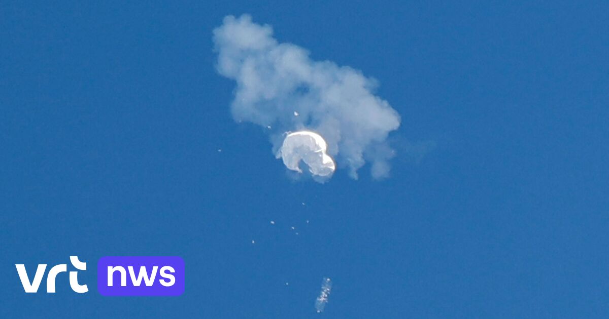 Verenigde Staten na onderzoek van foto's: Chinese ballon om te onderscheppen | VRT NWS: nieuws