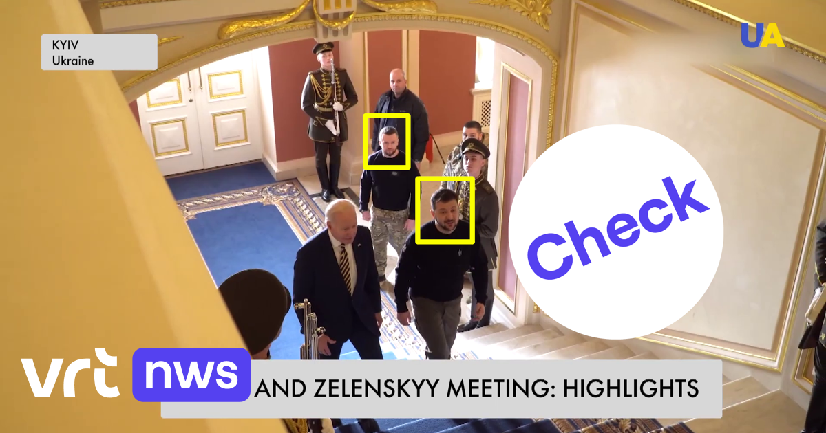 Image accompanying De Oekraïense president Zelenski heeft een geheime dubbelganger die wordt ingezet om hem te vervangen.