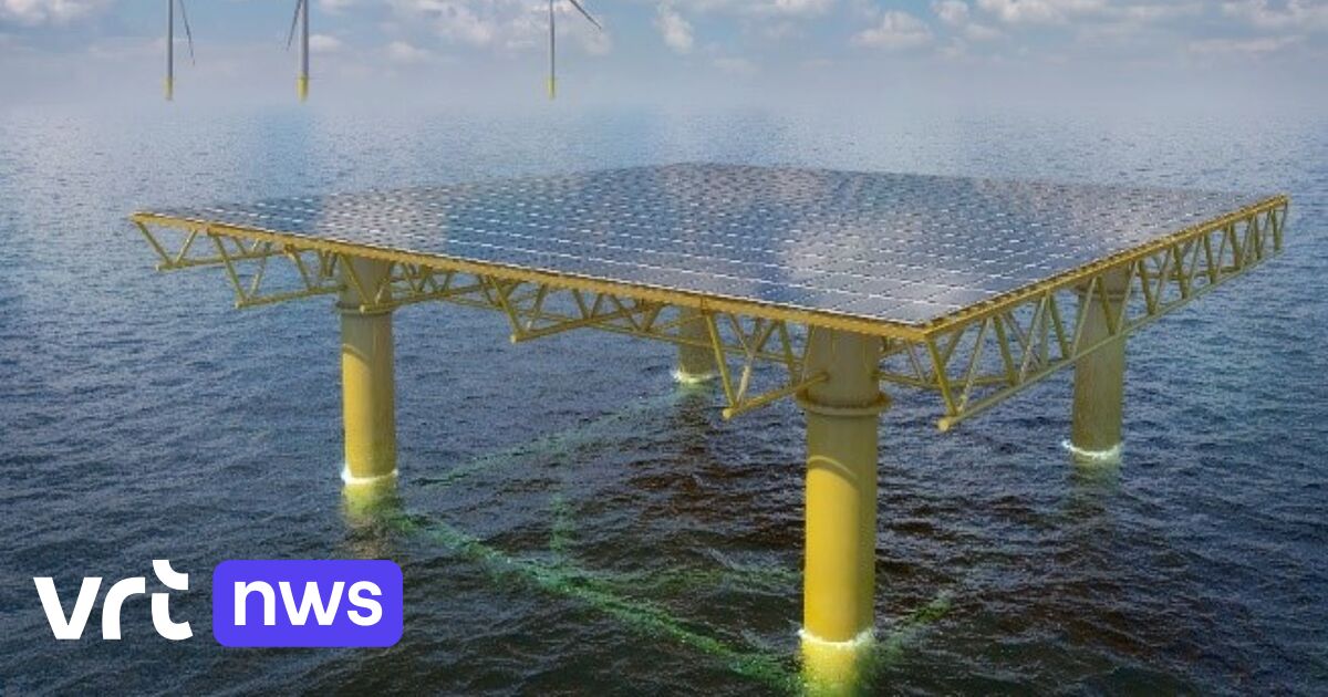 Zonne-energie in de Noordzee: een testfaciliteit in aanbouw in Oostende
