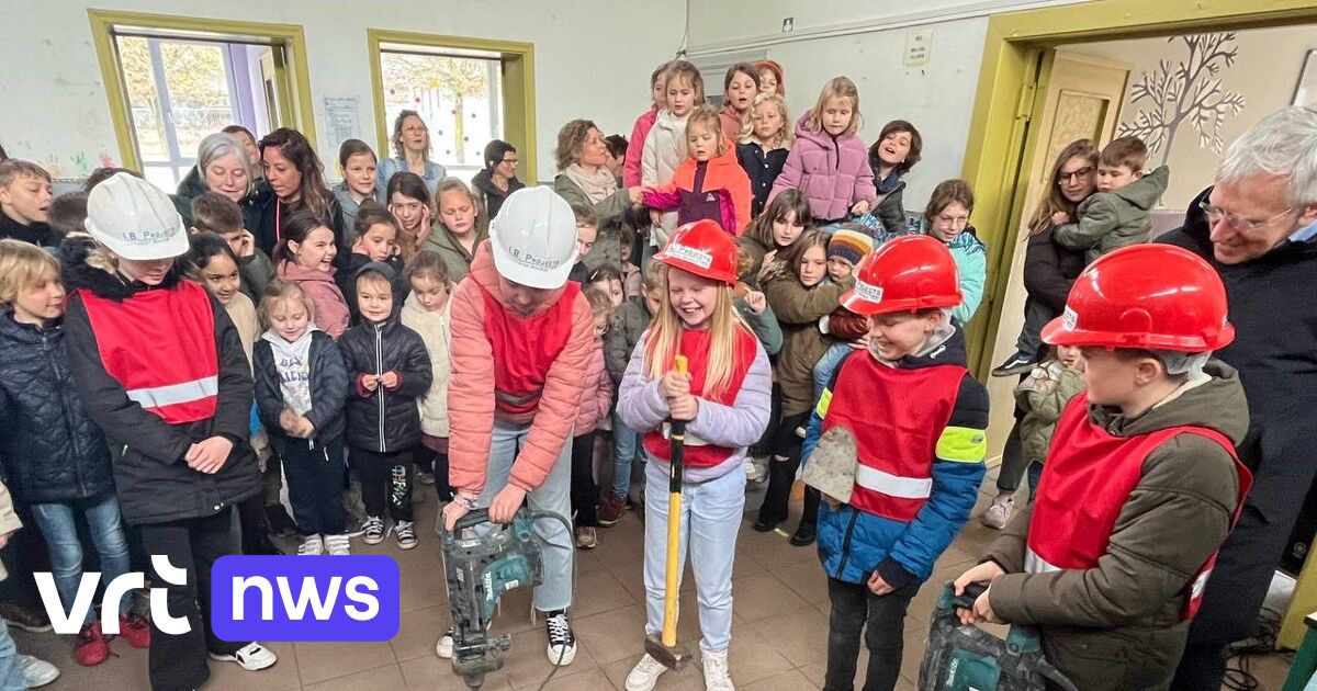 Vrije Basisschool De Zandloper in Oudsbergen start met bouw nieuwe kleuterschool en renovatie
