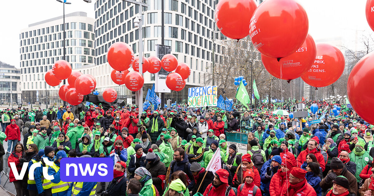 Vakbonden Organiseren Nationale Betoging Op 22 Mei | VRT NWS: Nieuws