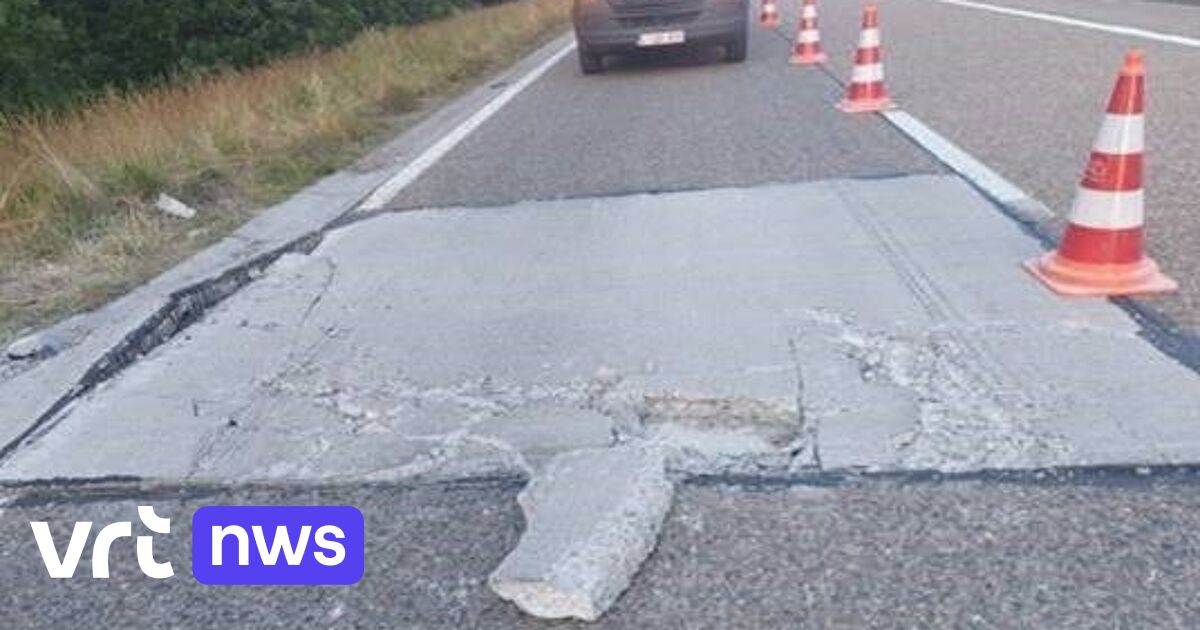 Wegdek Op Zuiderring (N71) In Mol Komt Opnieuw Omhoog Door Hitte | VRT ...