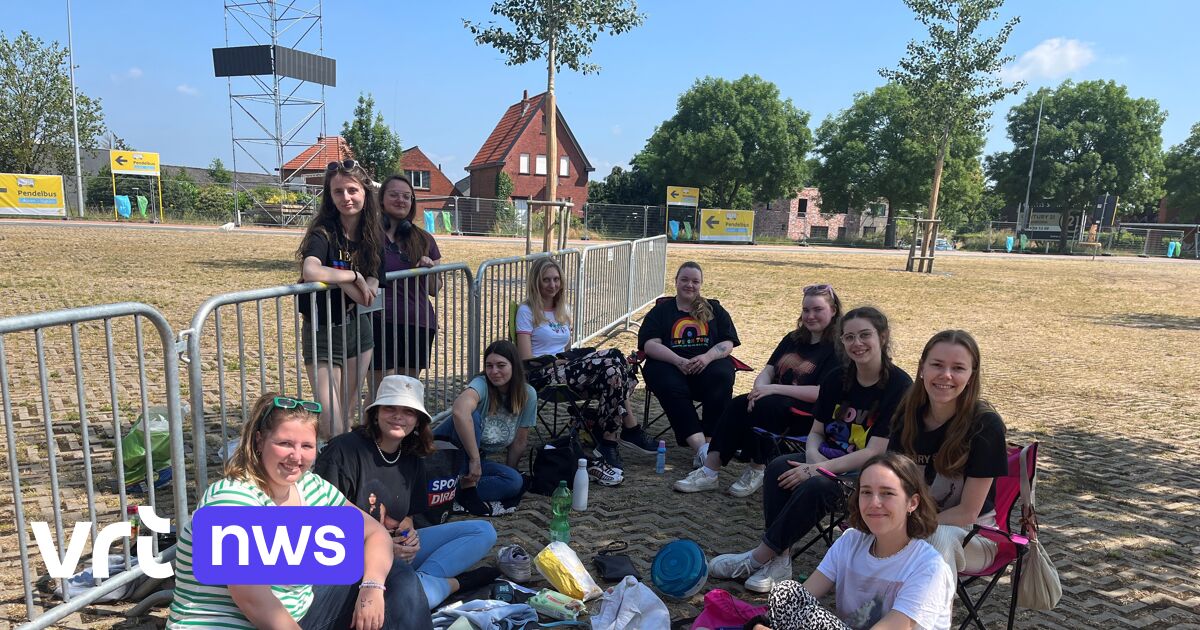 Eerste Fans Van Harry Styles Kamperen Nu Al Aan Ingang Van Festivalwei