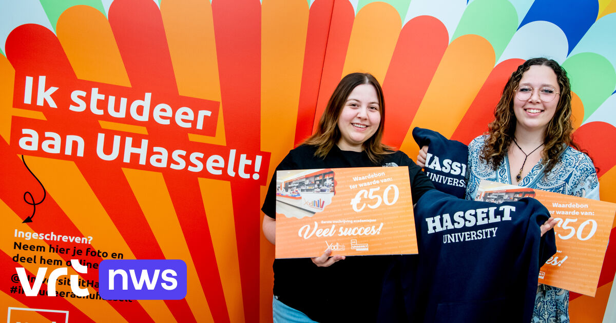 Eerste inschrijvingen aan de UHasselt voor komend academiejaar zijn een ...