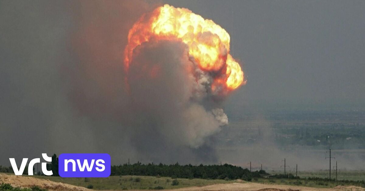 Evacuaties na grote brand op Russische militaire basis op de Krim, ook nieuwe 