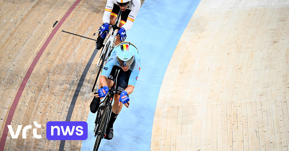 Fabio Van Den Bossche pakt brons in puntenkoers op WK baanwielrennen