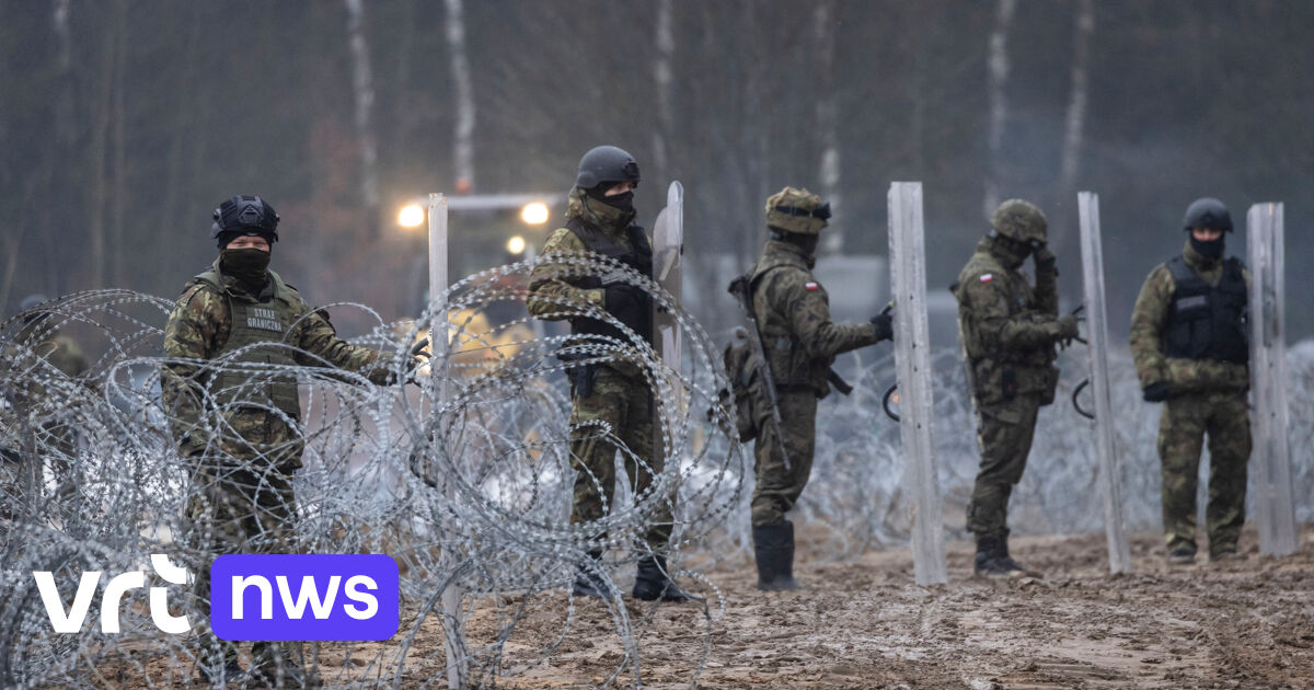 Polen zendt 10.000 extra soldaten naar de grens met Wit-Rusland | VRT