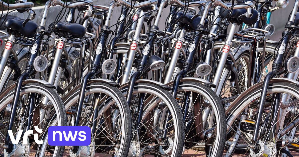 Geleaste Fahrräder erobern die belgischen Straßen