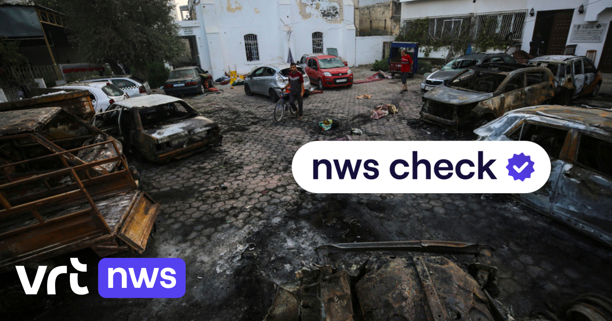 Image accompanying Het Israëlische defensieleger geeft in deze facebookpost toe dat zij verantwoordelijk zijn voor de explosie in het ziekenhuis in Gaza.