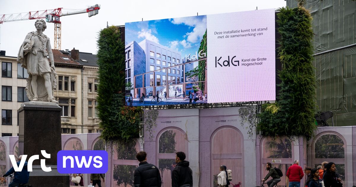 Symbolische eerste steen gelegd van Project Meir in Antwerpen: tegen 2026 nieuwe campus van KdG en g