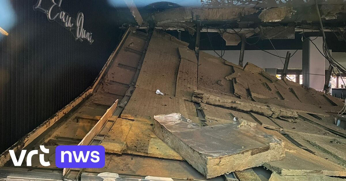 Antwerpse horecazaak ontsnapt aan ramp nadat plafond instort: “Gelukkig geen klanten aanwezig”
