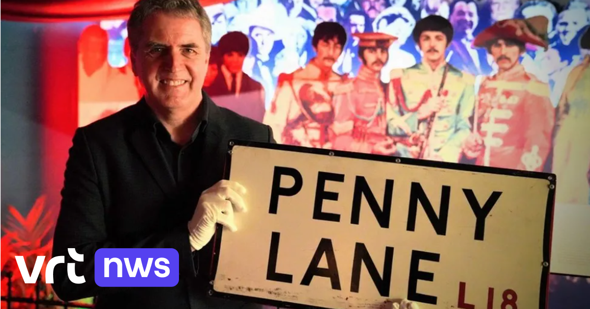 Gestolen straatnaambordje van “Penny Lane” (van The Beatles) na 47 jaar teruggebracht