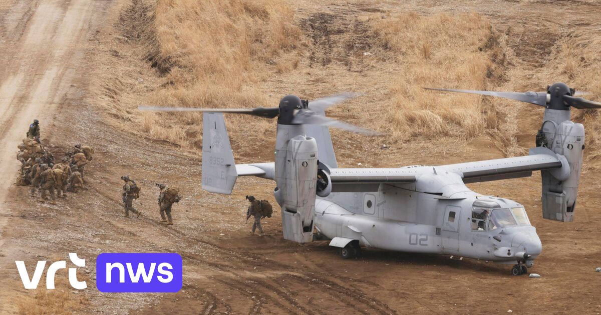 Osprey-vliegtuig van Amerikaanse leger stort neer voor Japanse eiland Yakushima