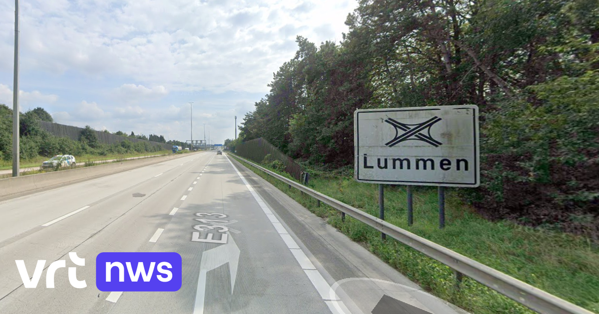Vrouw springt uit rijdende auto op E313 in Lummen nadat ze controle verliest over stuur: “Ze heeft veel geluk gehad”
