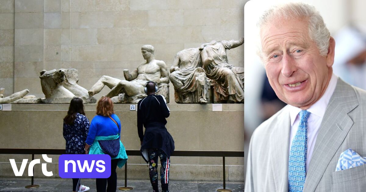 Spreekt Britse koning Charles met opvallende stropdas steun uit voor terugkeer van omstreden beelden naar Griekenland?