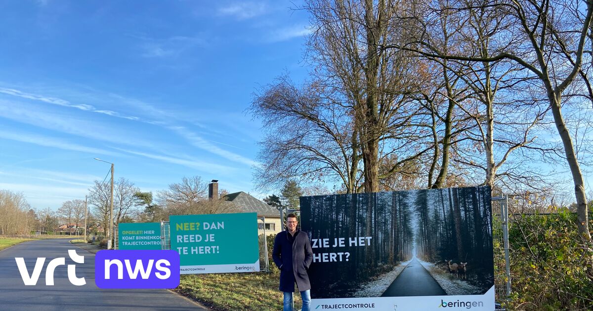 Beringen kondigt eerste trajectcontrole aan met opvallende borden
