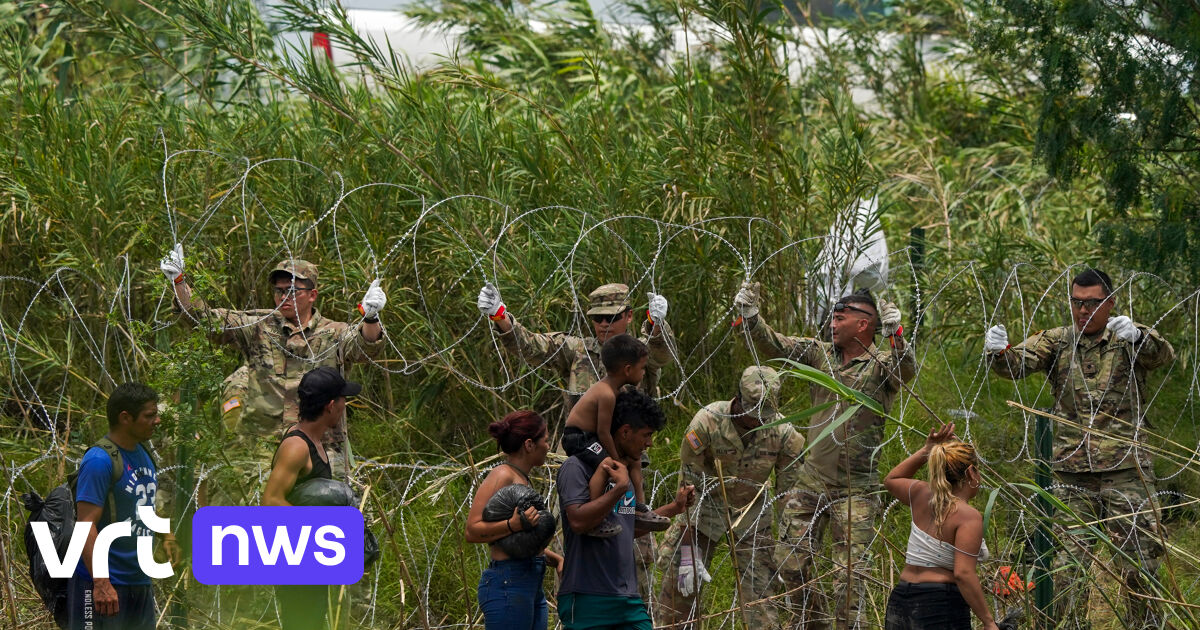 57,000 migrants crossed the US border with Mexico in July, the lowest number since September 2020.