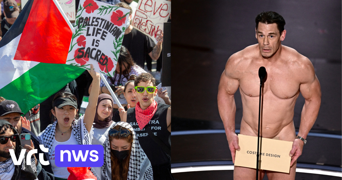 From (silent) protest for Gaza to a naked John Cena: the most remarkable moments of the Oscars