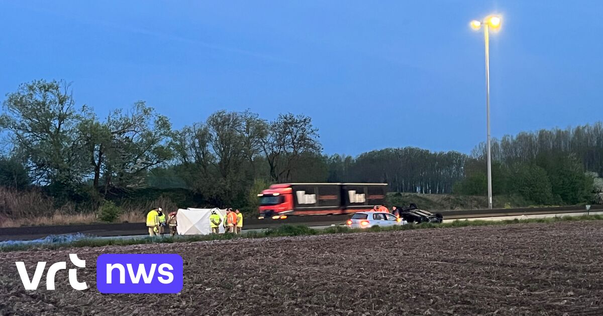 Zwaar ongeval op E40 ter hoogte van Erpe-Mere met 1 dode, snelweg ...