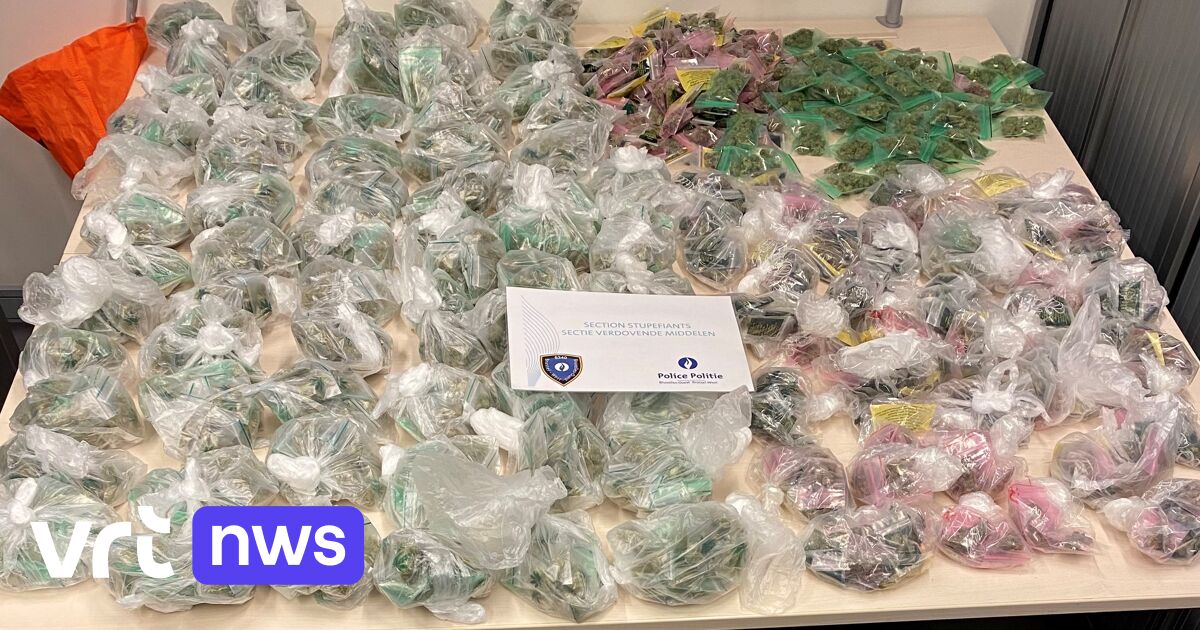 Bijna 5 kilo marihuana in beslag genomen bij reeks huiszoekingen in Brussel