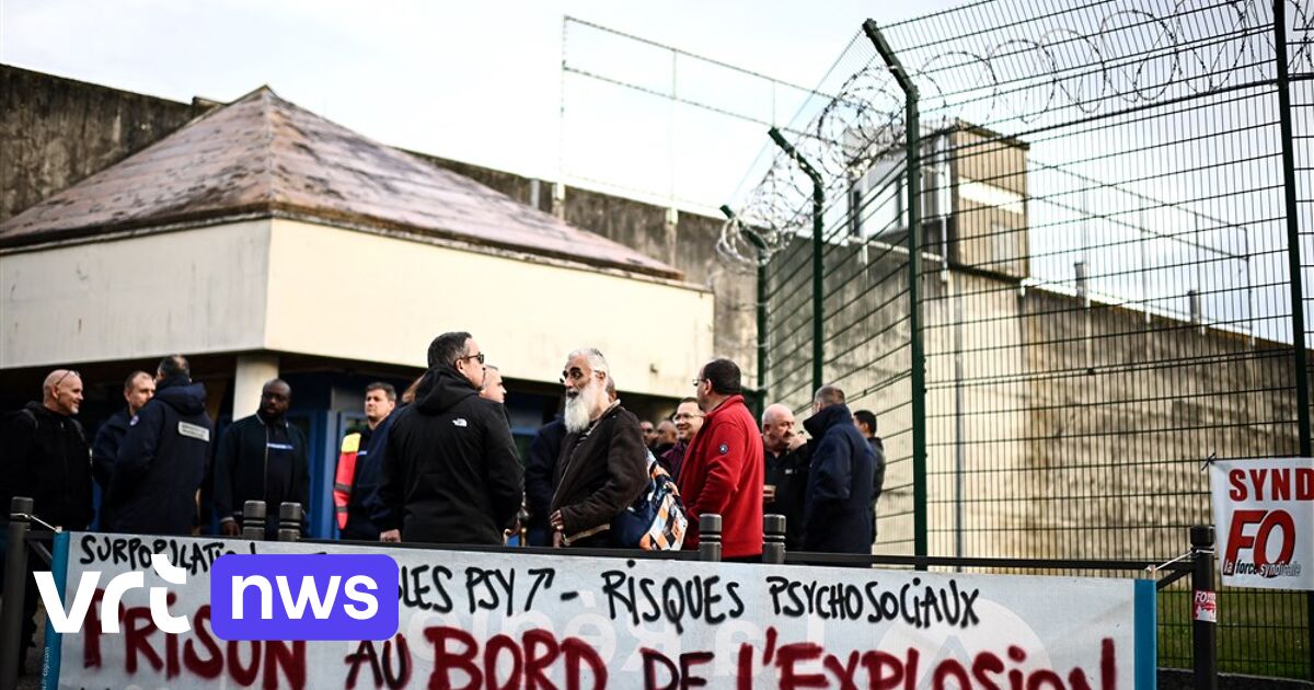 French prison guards take action in prisons, and the search for the escaped prisoner continues