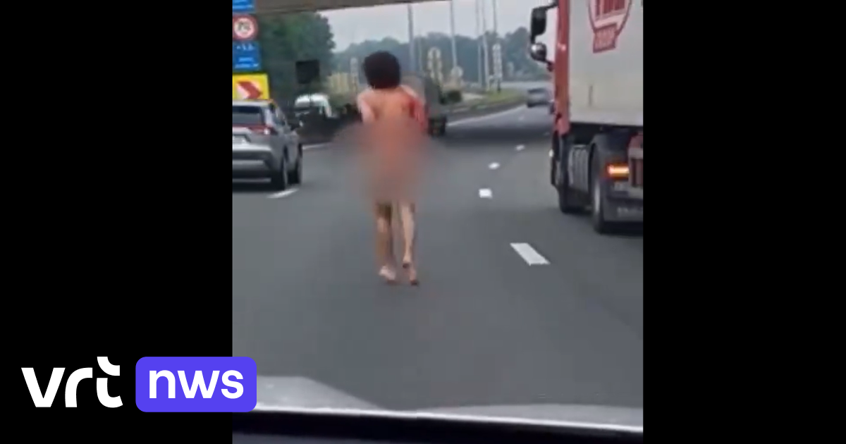 Man spotted naked and bloody on Brussels ring road (VIDEO)