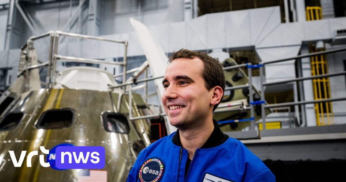 Der belgische Astronaut Raphaël Liégeois fliegt 2026 zur Raumstation ...