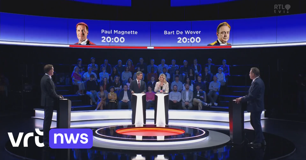 Debate: Paul Magnette warns Bart De Wever that he’ll “not for a second” focus on confederalism