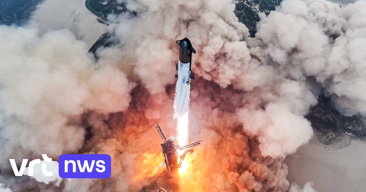 Geslaagde testvlucht voor grootste ruimteraket ooit: Starship vliegt
