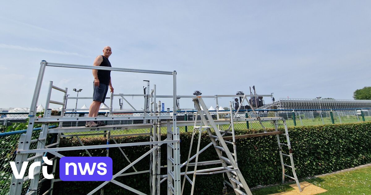 Inventive option to comply with Rammstein’s live performance in Ostend: native residents place scaffolding within the backyard