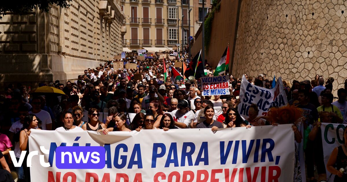 Manifestation majeure contre le tourisme de masse à Malaga : “Ce n’est pas du tourisme, c’est une invasion”