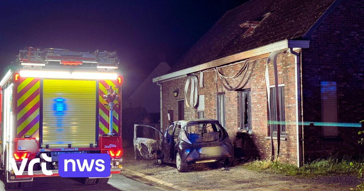 Derde autobrand op 3 weken in dezelfde straat in Overmere, politie ...