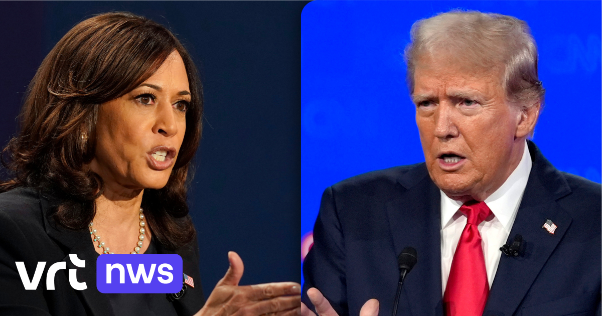 Kijk hier live naar het eerste debat tussen Harris en Trump VRT NWS nieuws