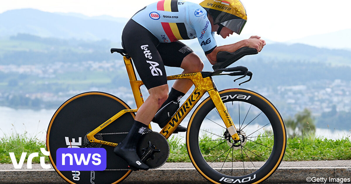 GOUD! Remco Evenepoel volgt zichzelf op als wereldkampioen tijdrijden in Zürich