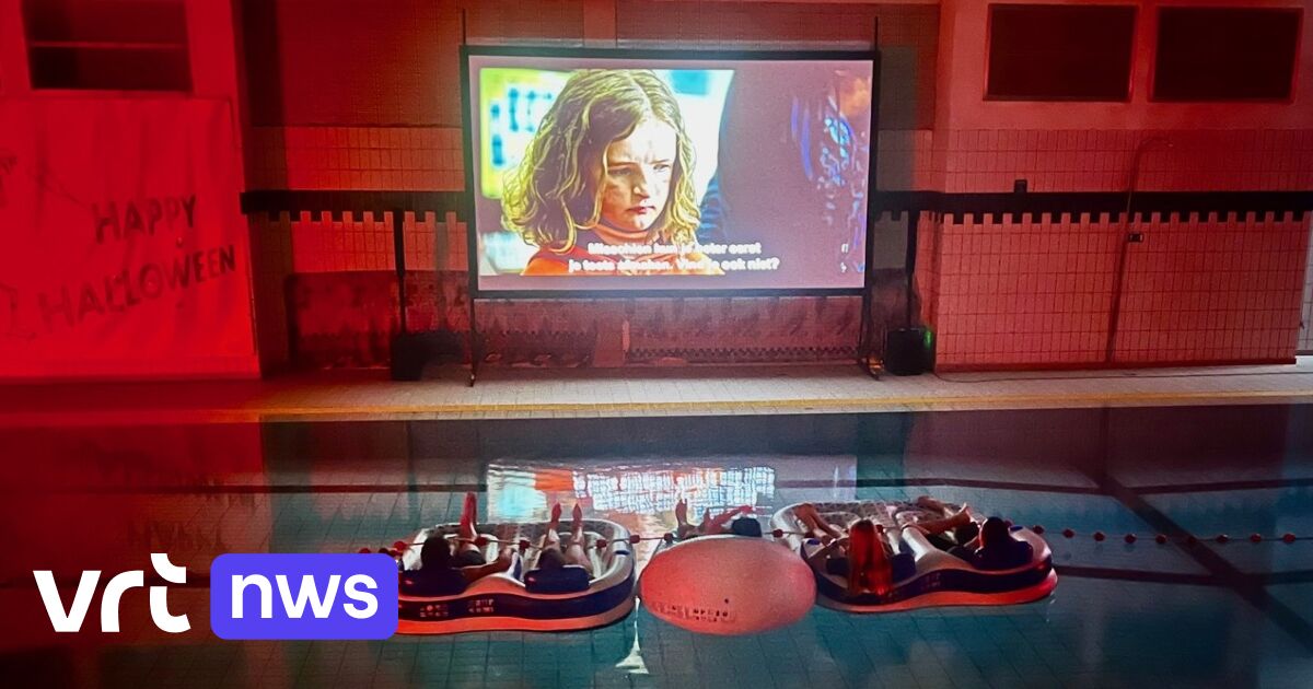 Zwembad van Bornem omgetoverd tot 'divein cinema' voor Halloween "Al
