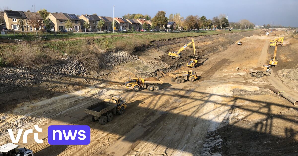Groot project aan Julianakanaal bij Maaseik lokt kijklustigen: 