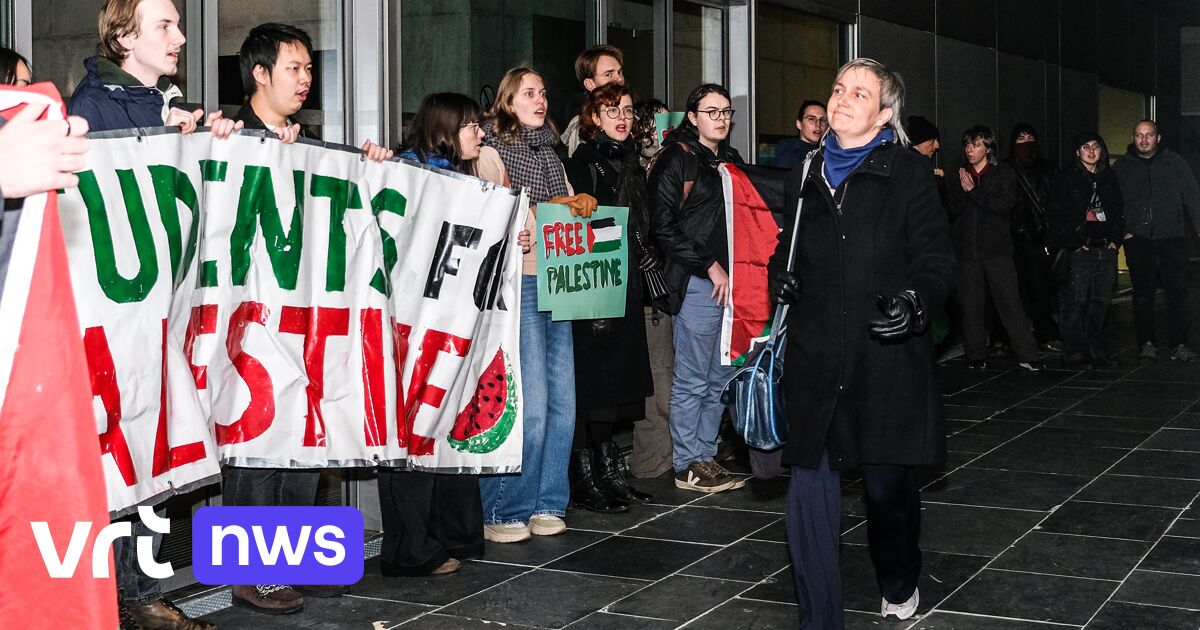 Leuvense Studenten Protesteren Tegen GAS-boetes Voor Actie In ...