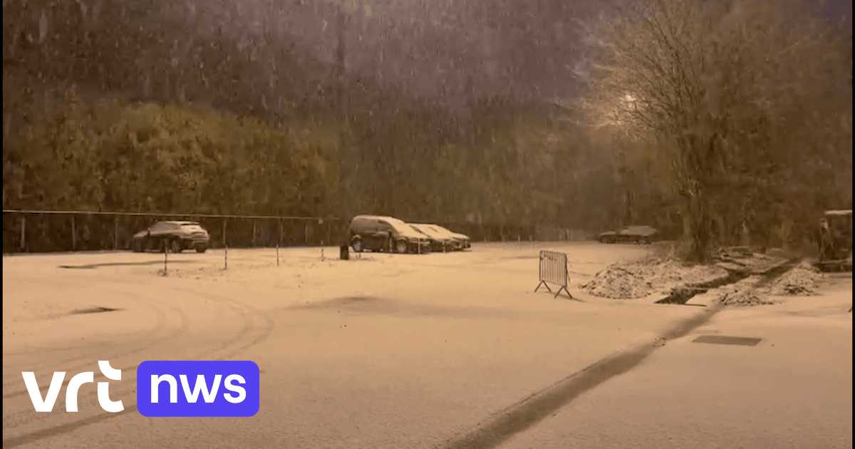De eerste sneeuw valt in Vlaanderen | VRT NWS: nieuws