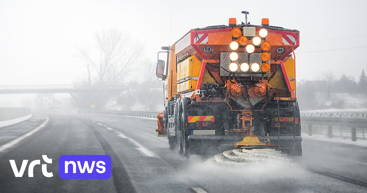 Grimbergen bestrooit gladde wegen niet enkel met zout, maar ook met ...
