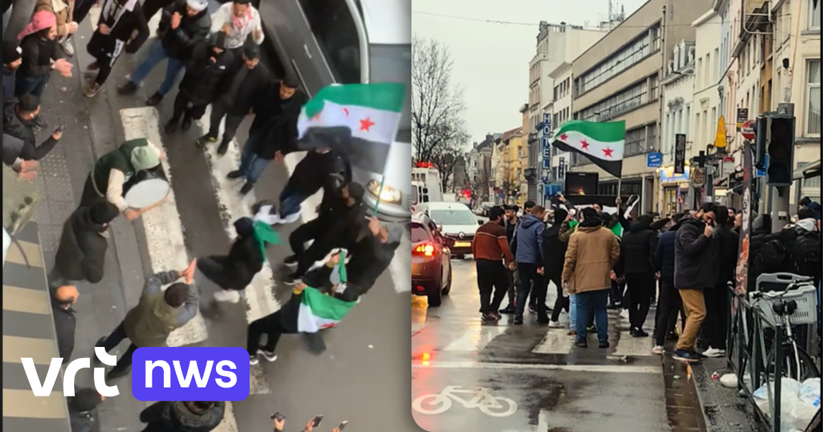 Honderden feestvierende Syriërs in Antwerpen, Gent en Brussel