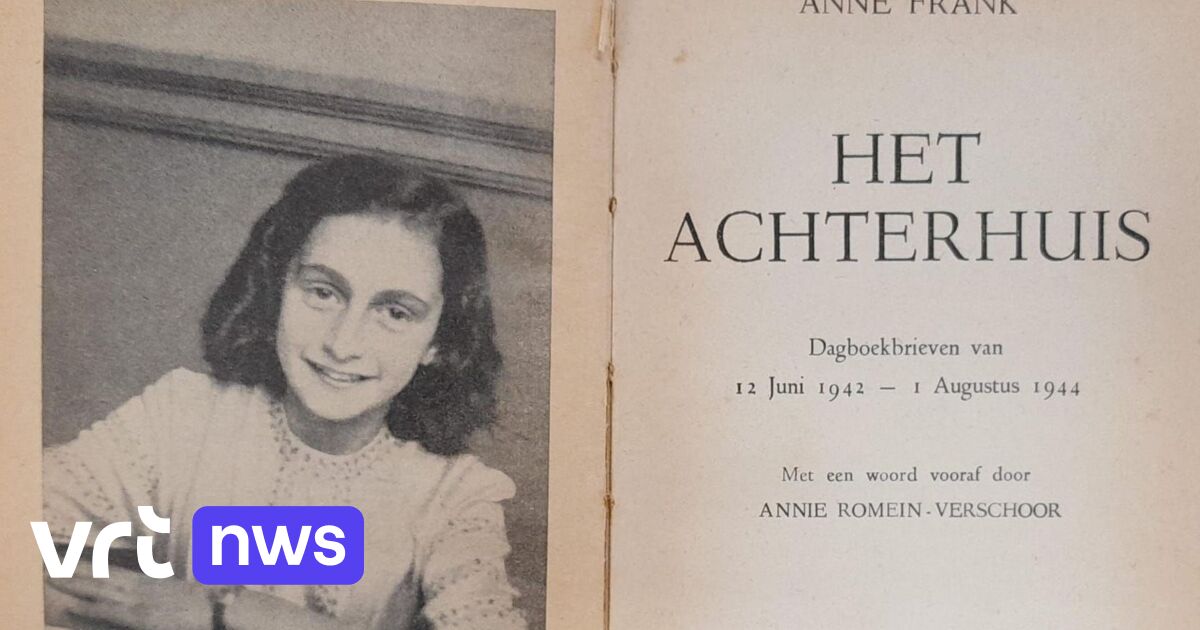 Zeldzame eerste druk van 'Het achterhuis' van Anne Frank gered uit