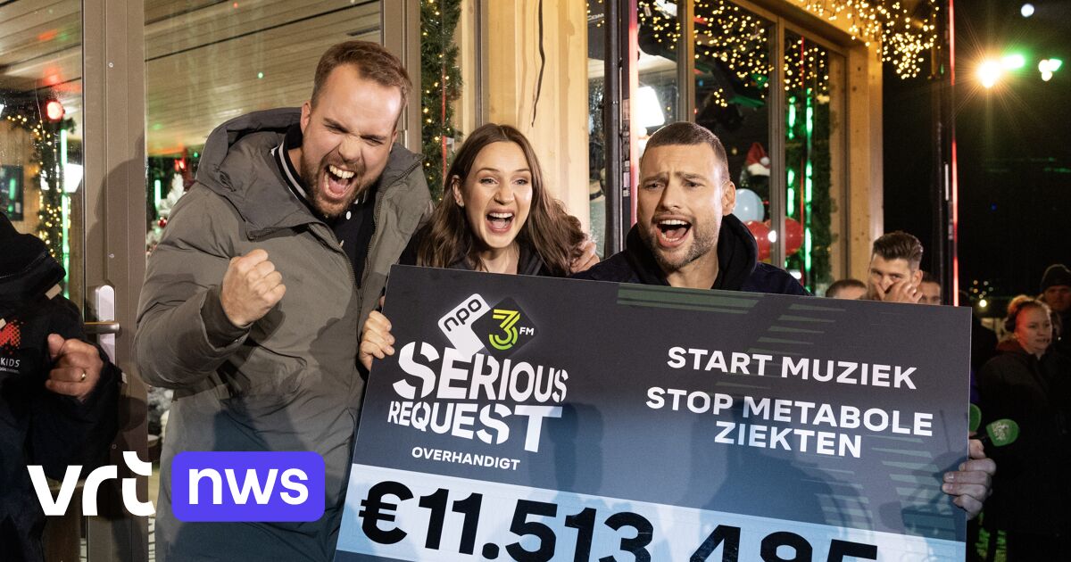 Serious Request Raises €11.5 Million for Charity