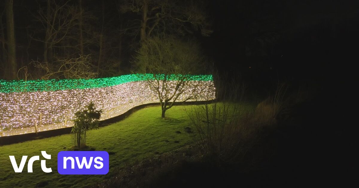 Der Botanische Garten von Meise verwandelt sich für das Lichtfestival WinterFlorydille in