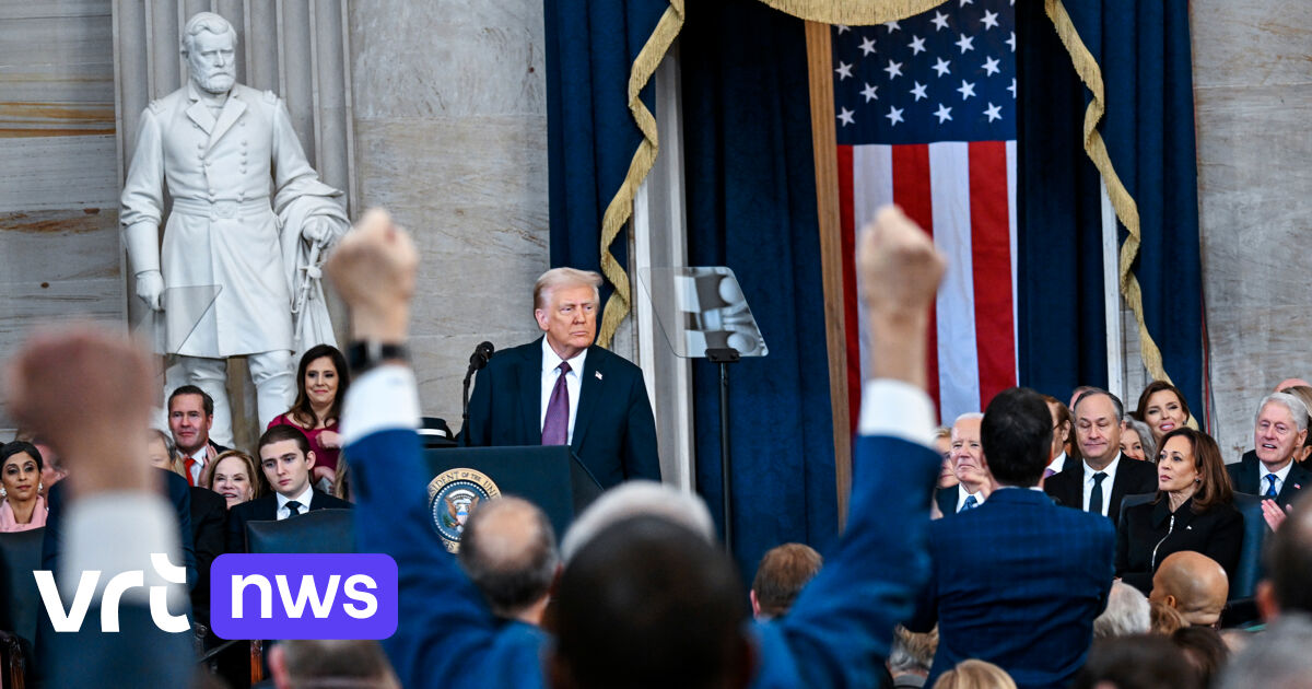 Donald Trump in inauguratietoespraak: "Het gouden tijdperk van Amerika begint nu, de neergang is voorbij"