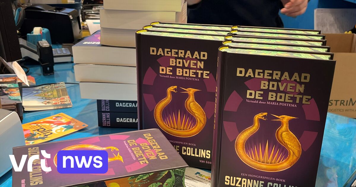 Unieke Nederlandstalige uitgave van nieuw boek 'The hunger games' ligt