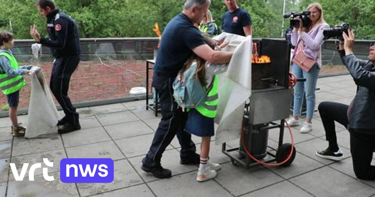 Van brandende frietketel doven tot vlotte evacuatie van bus: 500 Hasseltse leerlingen leren omgaan m