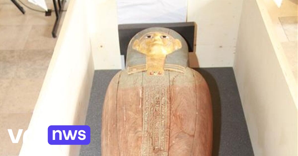 Belgium returns 3,000-year-old sarcophagus to Egypt