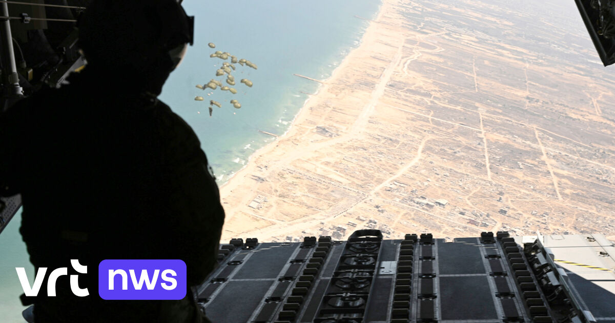 Belgian transport plane returns home from 16-day mission after dropping 190 tonnes of aid to Gaza